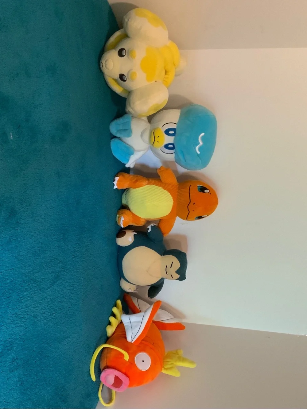 I lot of 5 Pokémon plushies